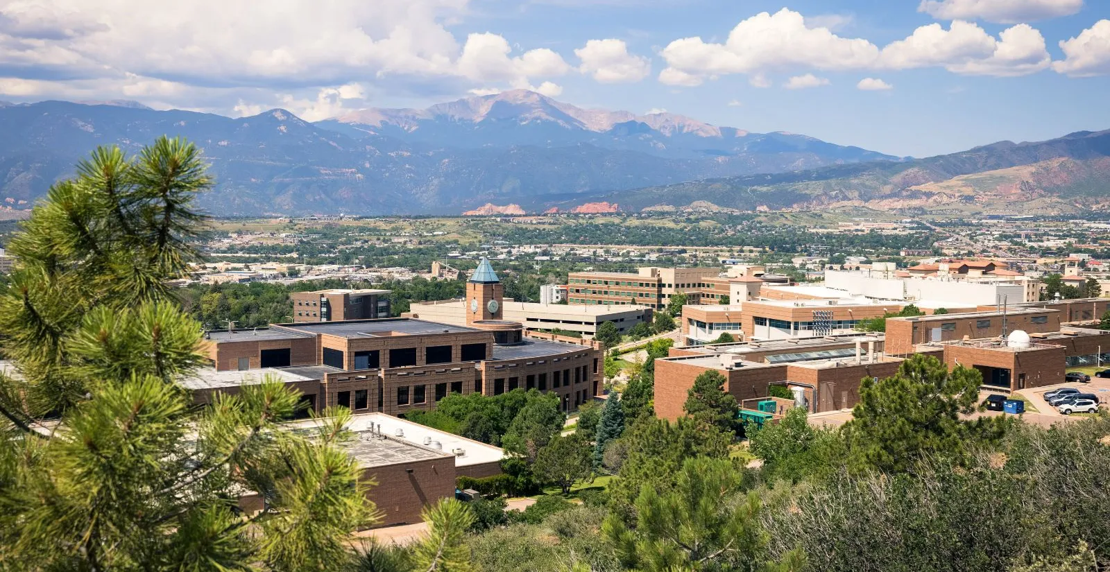 Landscape photo of UCCS campus 