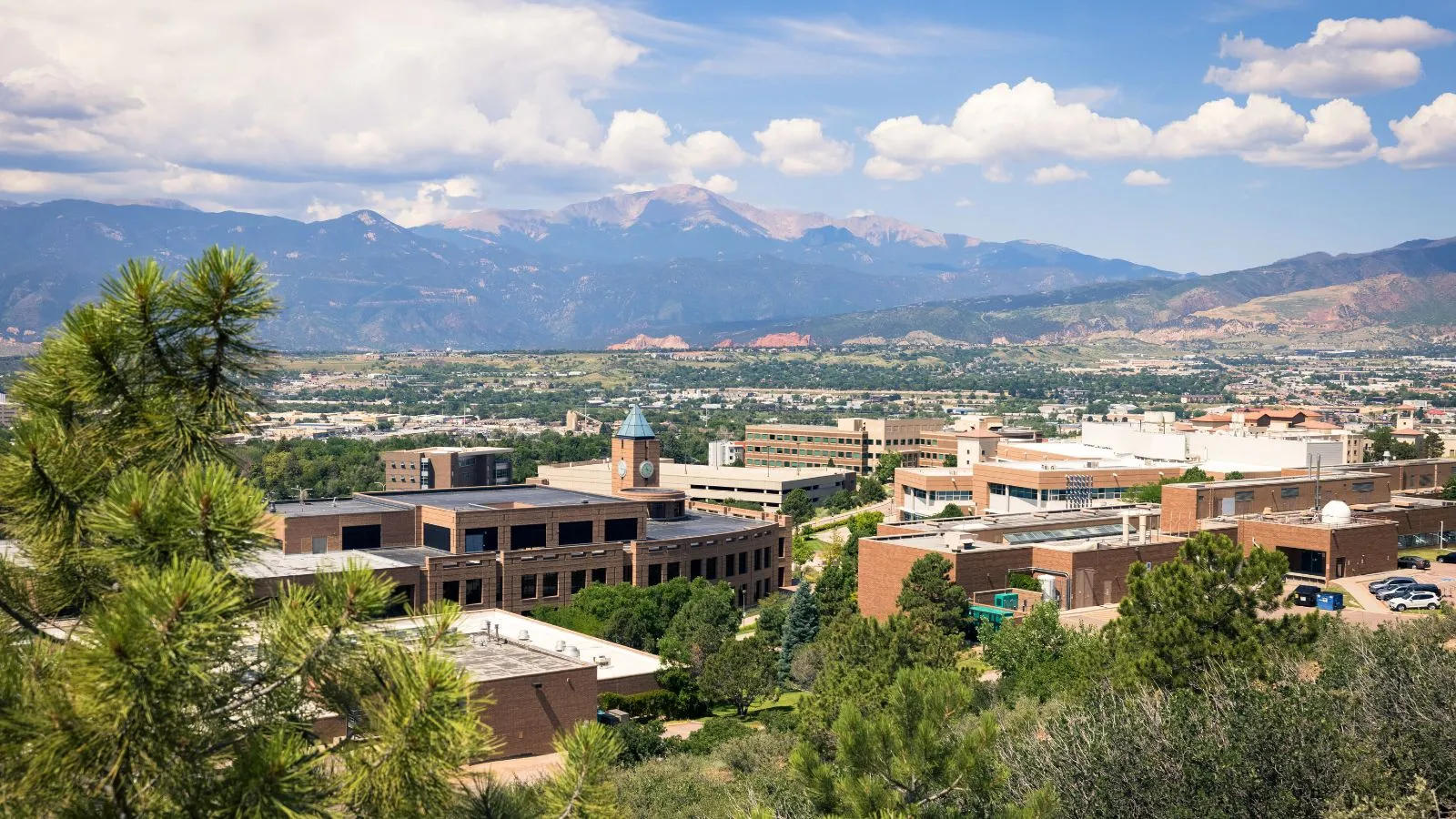 Landscape photo of UCCS campus 